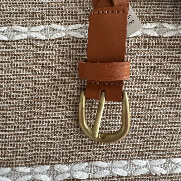 LOFT Brown Braided Belt - Picture 2 of 7